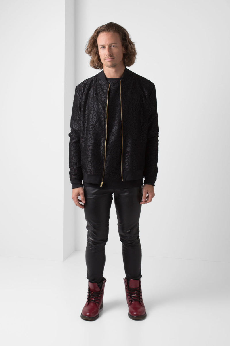 Lace discount overlay jacket