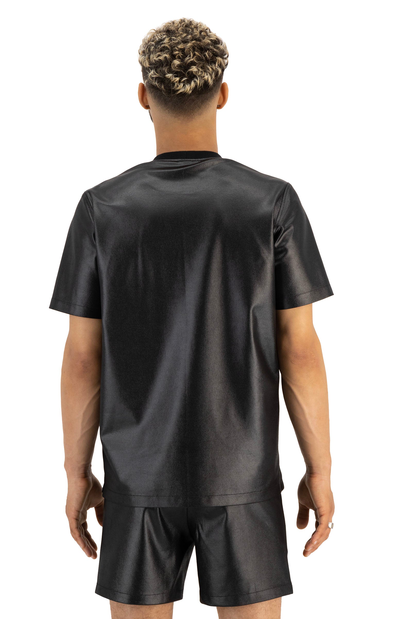 Double Pocket Illusion Leather Pullover Shirt | PacoRogiene