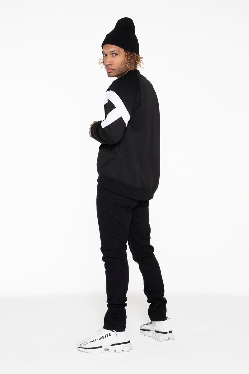 Black-White Diplow Sweatshirt - pacorogiene