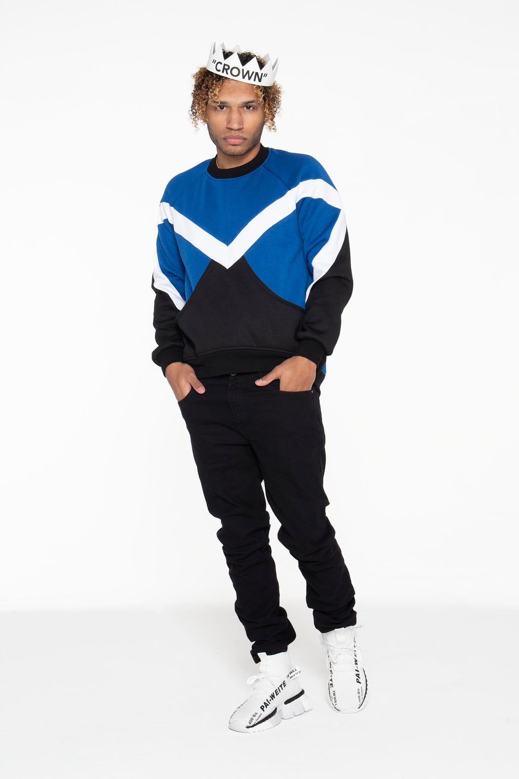 Blue-Black Diplow Sweatshirt - pacorogiene