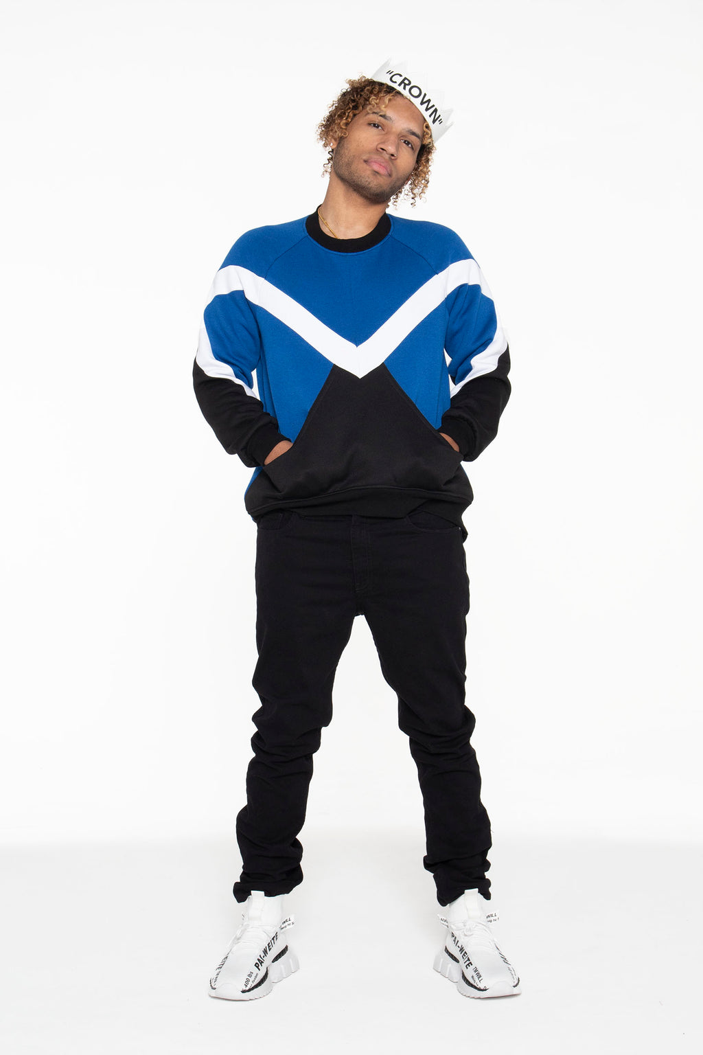 Blue-Black Diplow Sweatshirt - pacorogiene