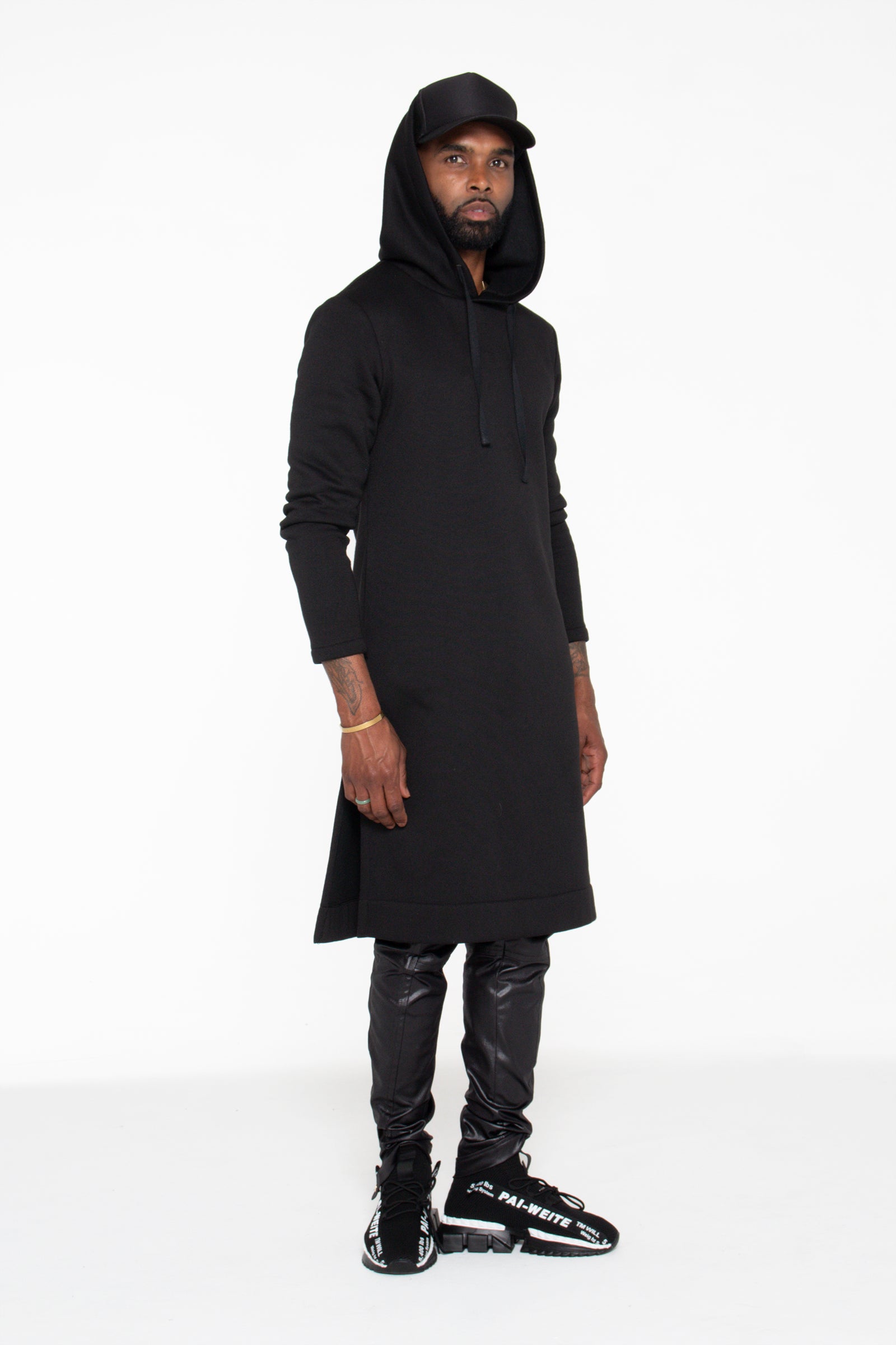 Black new arrivals longline sweatshirt
