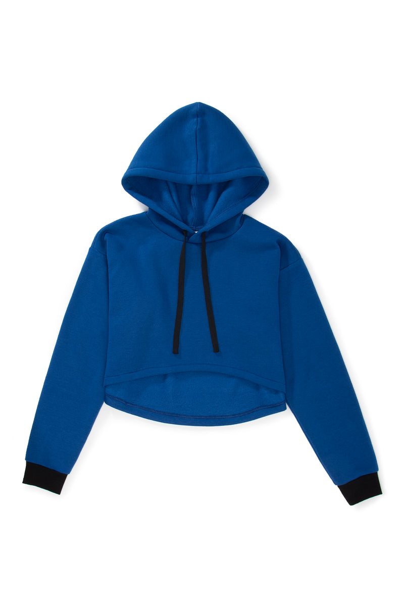 Unisex Crop Hoodie (Royal Blue) - pacorogiene