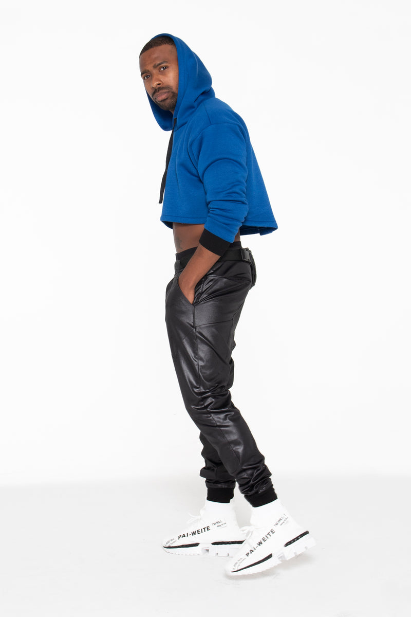 Unisex Crop Hoodie (Royal Blue) - pacorogiene