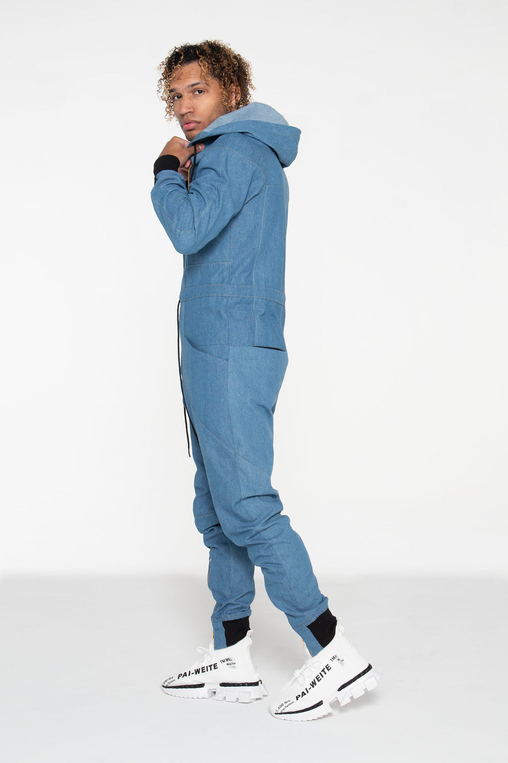 Light Blue Denim Unisex Jumpsuit - pacorogiene