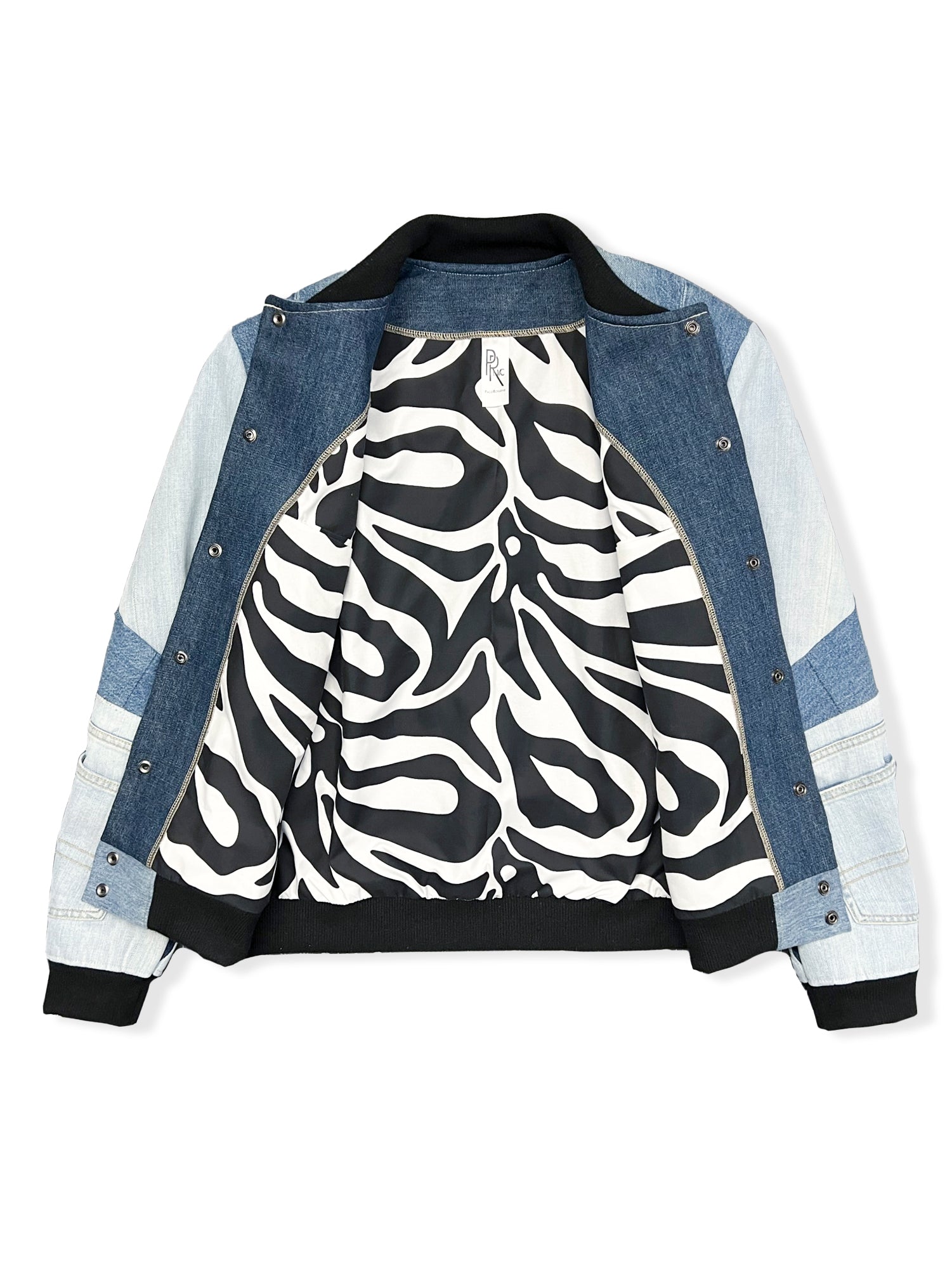 White denim deals bomber jacket