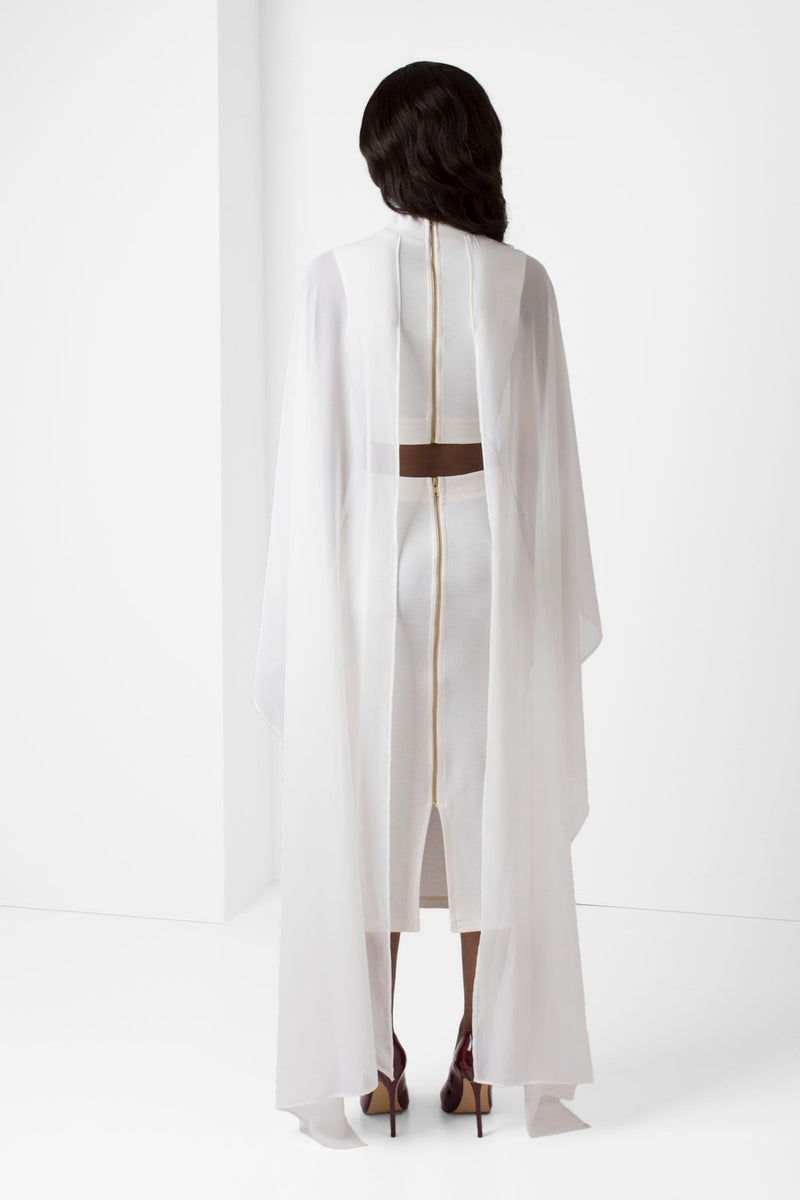 Off-White High Rise Pencil Skirt - pacorogiene